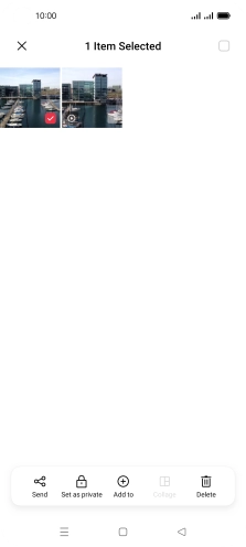 Press the select all icon. Press the select all icon.