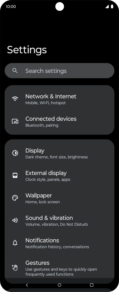 Press Sound & vibration. Press Sound & vibration.