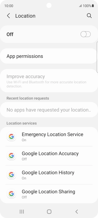 Press the indicator to turn the function on or off. Press the indicator to turn the function on or off.