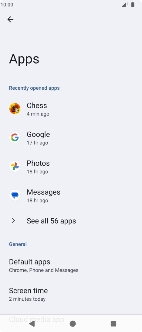 Press See all apps. Press See all apps.