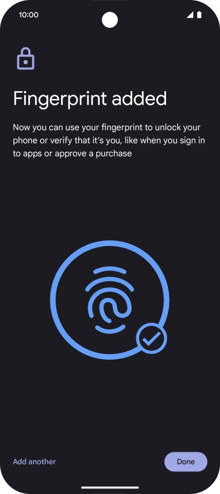 Press Done. Press Done.