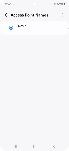 Press the add icon. Press the add icon.