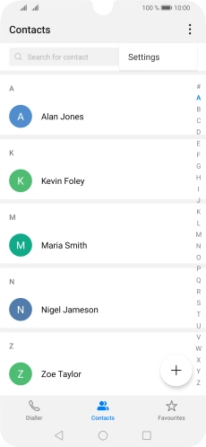 Press Settings. Press Settings.