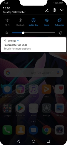 Press Touch for more options. Press Touch for more options.