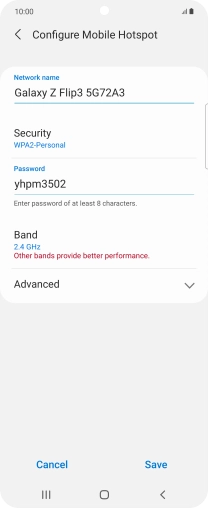 Press the field below Press the field below