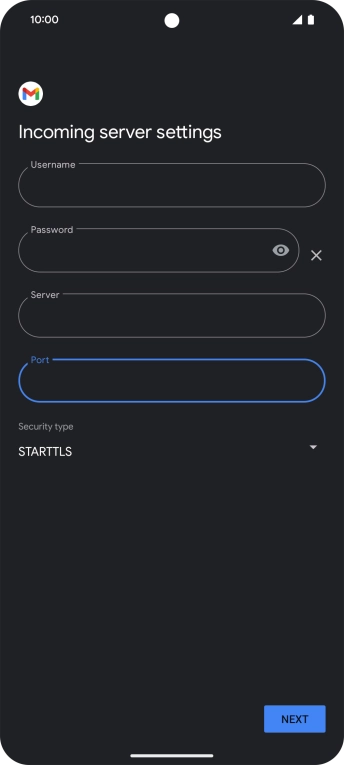 Press the drop down list below Press the drop down list below