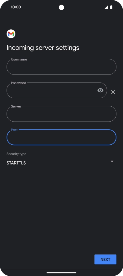 Press the drop down list below Press the drop down list below