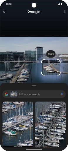 Follow the instructions on the screen to use the search results. Follow the instructions on the screen to use the search results.
