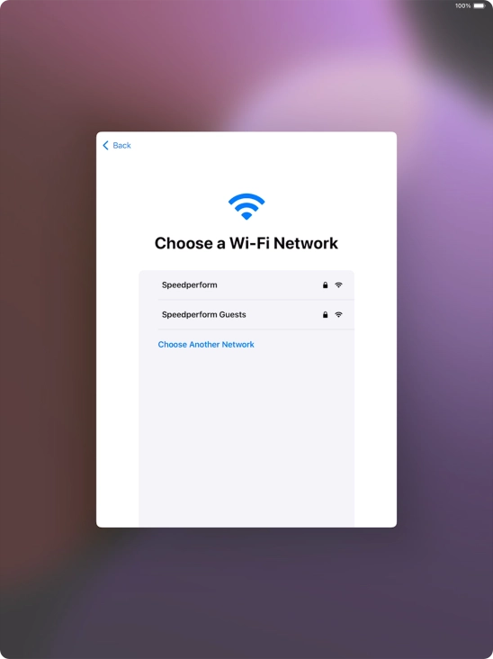Press the required Wi-Fi network. Press the required Wi-Fi network.