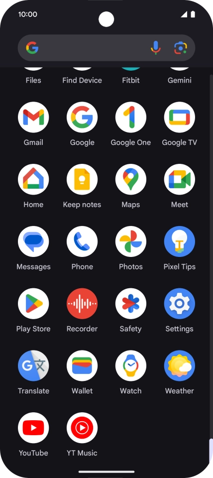 Open the Messages. Open the Messages.