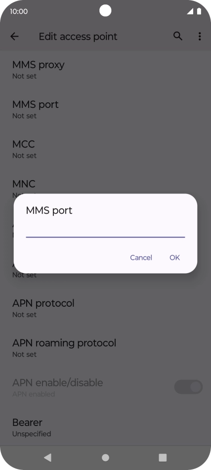 Key in 8080 and press OK. Key in 8080 and press OK.