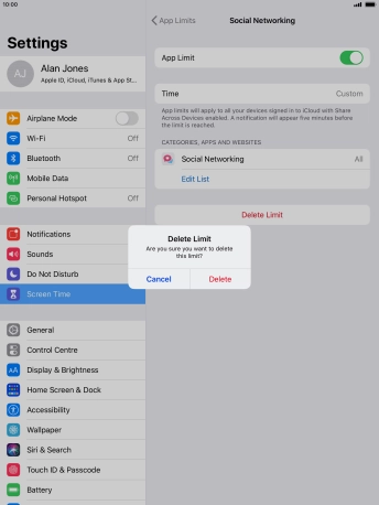 Press Delete. Press Delete.
