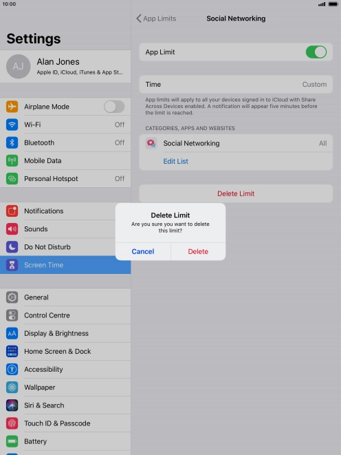 Press Delete. Press Delete.