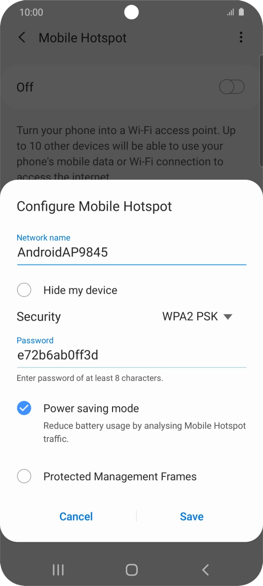 Press the field below Press the field below