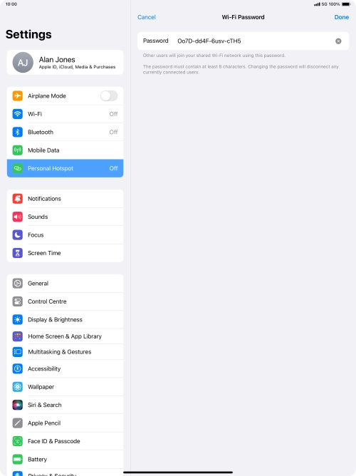 Press Done. Press Done.