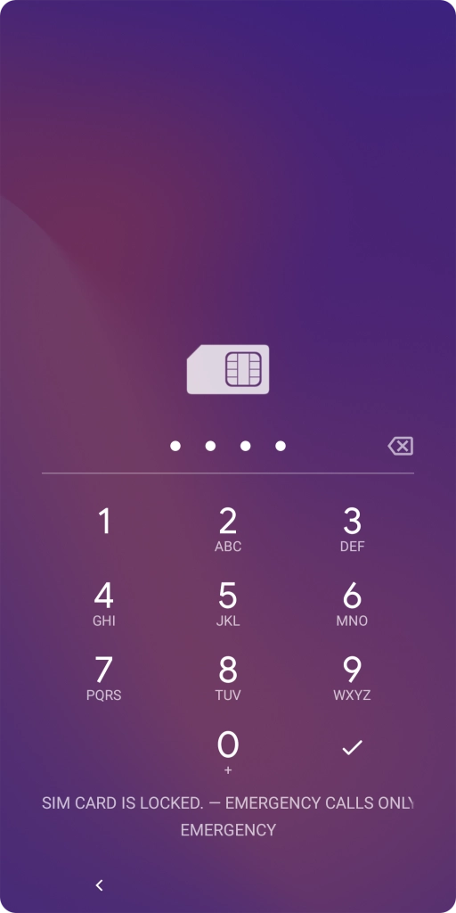 If you're asked to key in your PIN, do so and press the confirm icon. The default PIN is 1111. If you're asked to key in your PIN, do so and press the confirm icon. The default PIN is 1111.