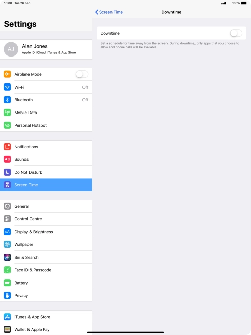 Press the indicator next to Press the indicator next to