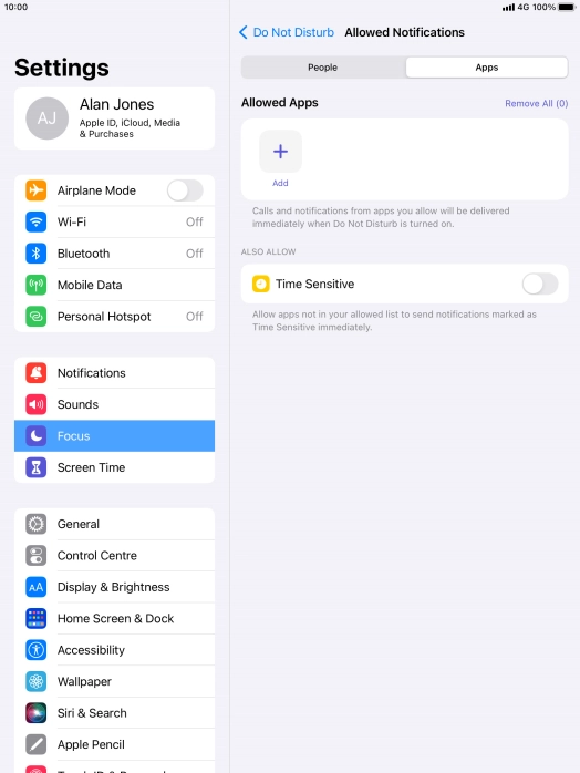 Press the indicator next to Press the indicator next to