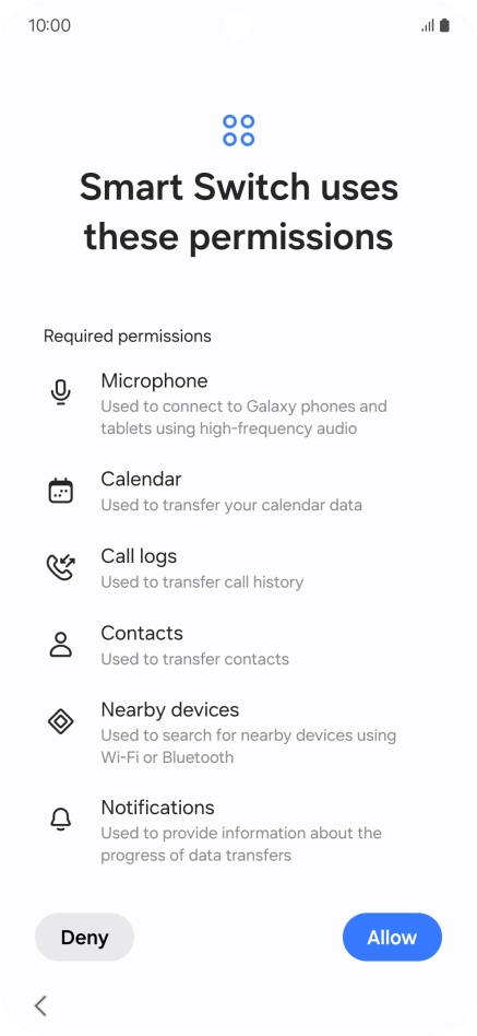 Press Allow. Press Allow.