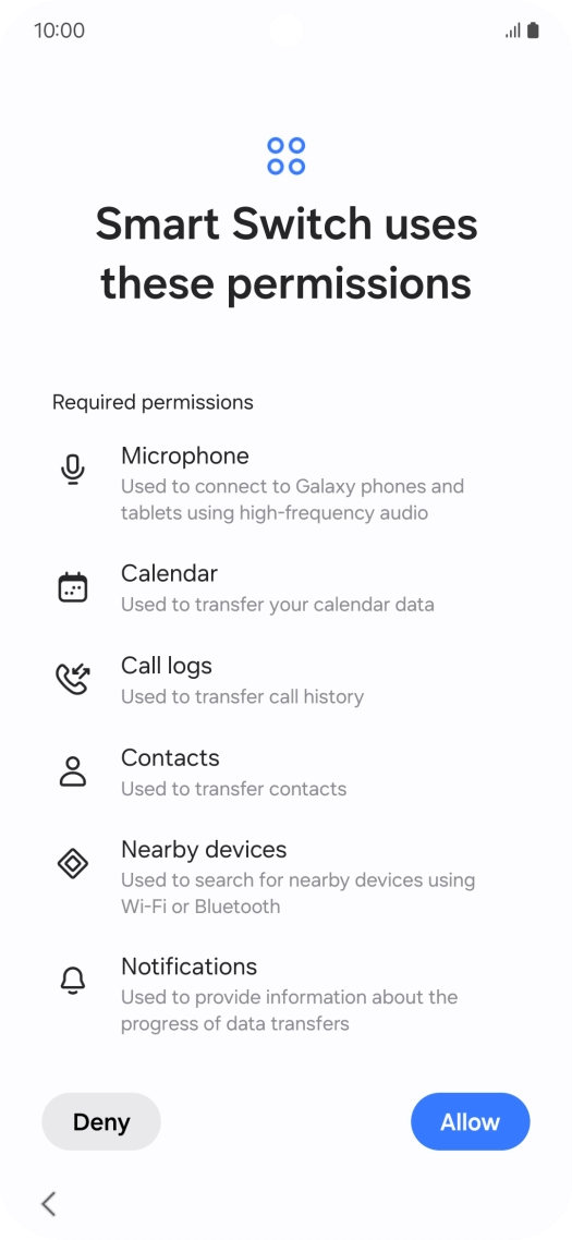 Press Allow. Press Allow.