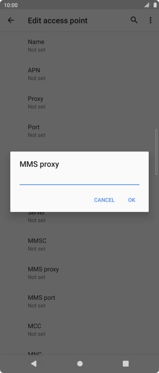 Key in 149.254.201.135 and press OK. Key in 149.254.201.135 and press OK.