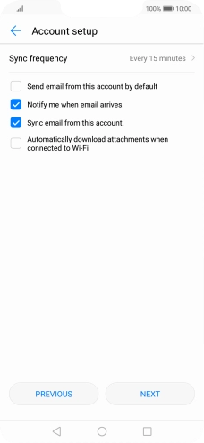 Press Sync frequency. Press Sync frequency.