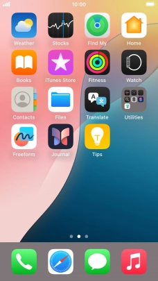 Press and hold anywhere on the home screen. Press and hold anywhere on the home screen.