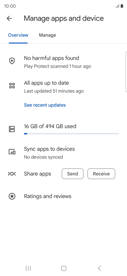 Press Manage. Press Manage.