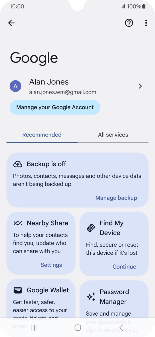 Press Find My Device. Press Find My Device.