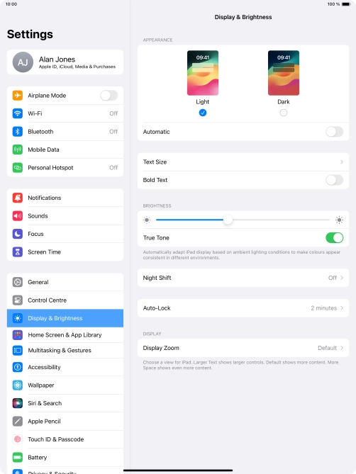 Press Dark. Press Dark.