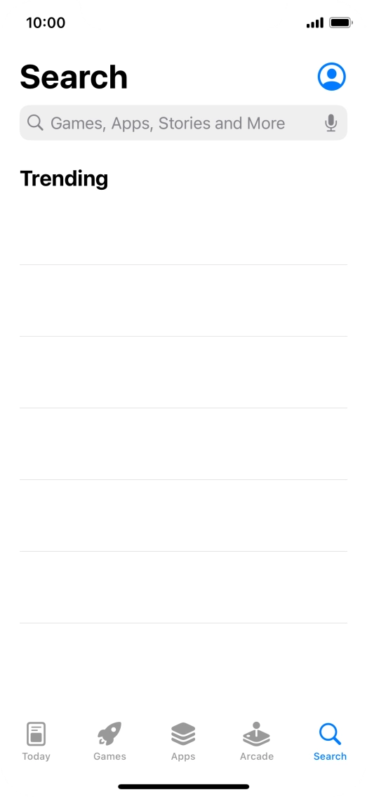 Press the search field and key in the name or subject of the required app. Press the search field and key in the name or subject of the required app.