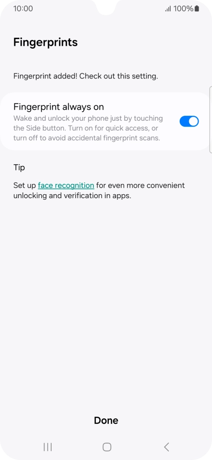 Press Done. Press Done.