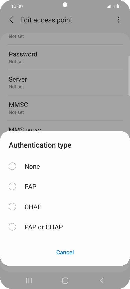 Press PAP. Press PAP.