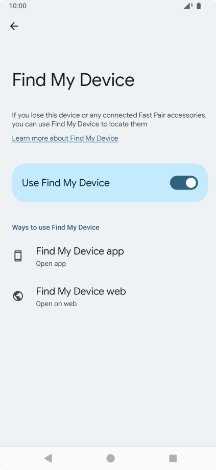 Press the Home key to return to the home screen. Press the Home key to return to the home screen.