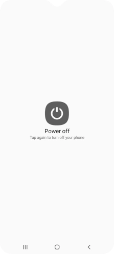 Press Power off. Press Power off.