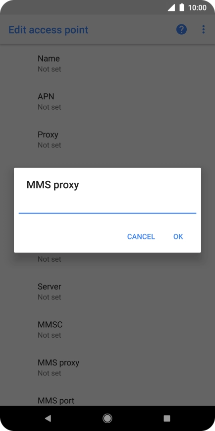 Key in 149.254.201.135 and press OK. Key in 149.254.201.135 and press OK.