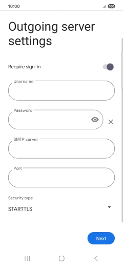 Press the indicator next to Press the indicator next to