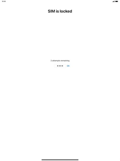 If your SIM is locked, key in your PIN and press OK. The default PIN is 1111. If your SIM is locked, key in your PIN and press OK. The default PIN is 1111.