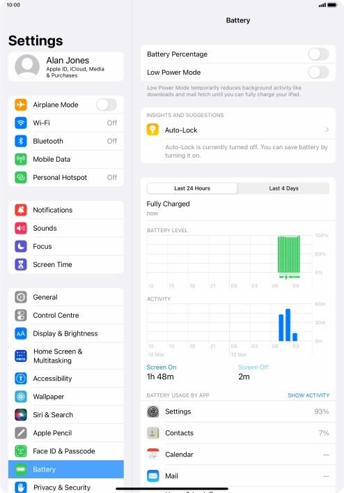 Press the indicator next to Press the indicator next to