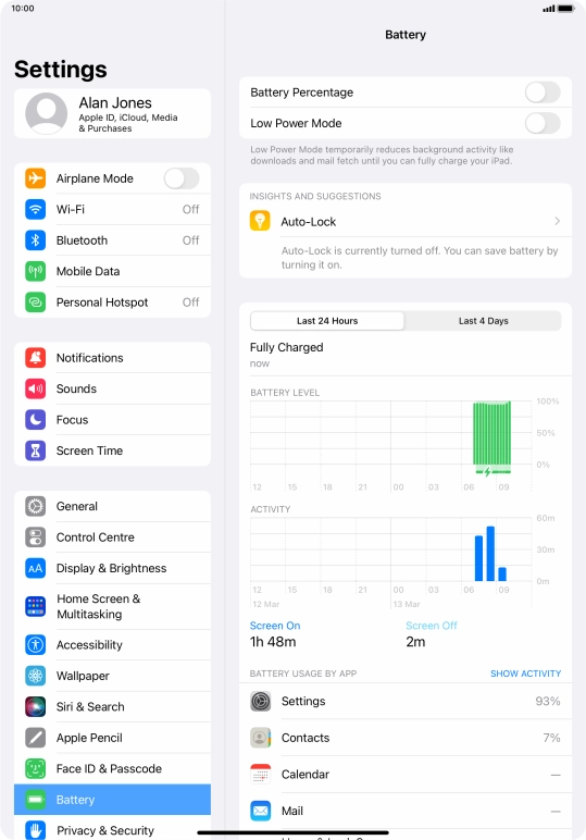 Press the indicator next to Press the indicator next to