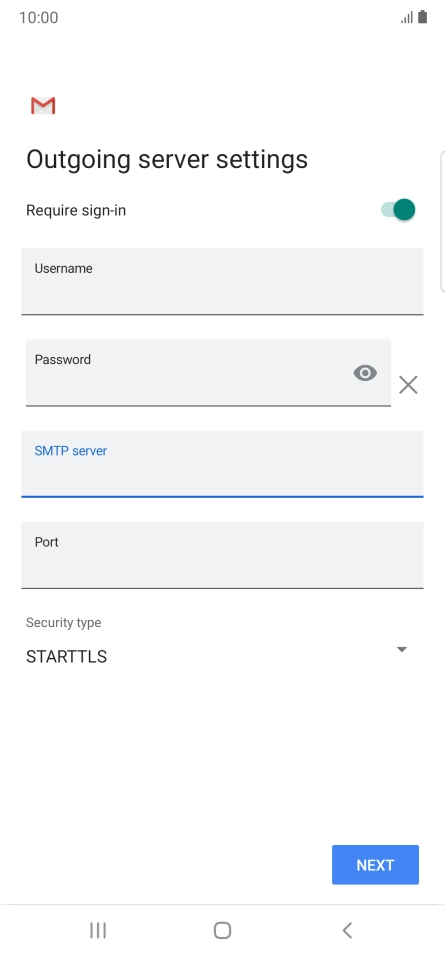 Press the field below Press the field below