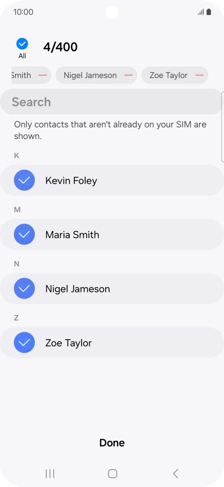 Press Done. Press Done.