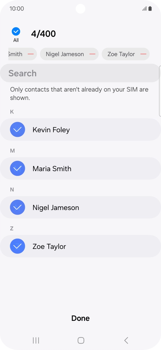 Press Done. Press Done.