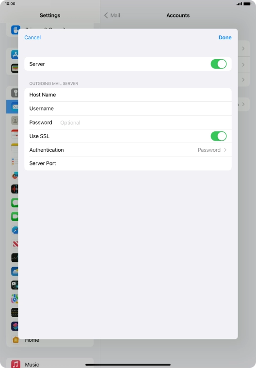 Press the indicator next to Press the indicator next to