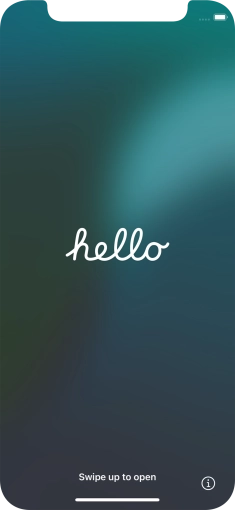 Slide your finger upwards starting from the bottom of the screen. Slide your finger upwards starting from the bottom of the screen.