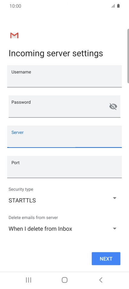 Press the field below Press the field below