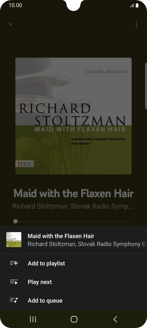 Press Add to playlist. Press Add to playlist.