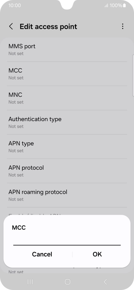 Key in 234 and press OK. Key in 234 and press OK.