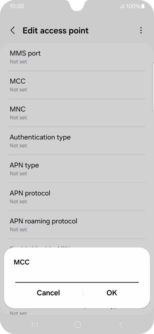Key in 234 and press OK. Key in 234 and press OK.