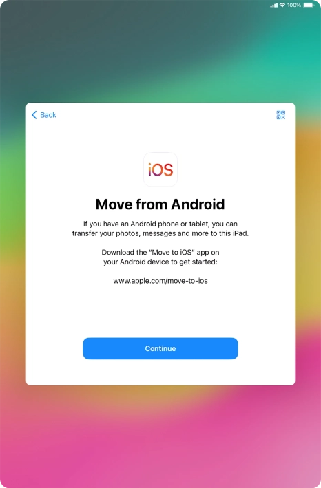 To transfer content to your tablet, you need to install the app To transfer content to your tablet, you need to install the app